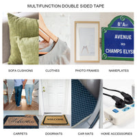 1 x RAW Customer Returns KAIHENG Double Sided Cloth Total Tape, Multifunctional Double Sided Tape, Heavy Duty Double Stick Carpet Tape, Strong High Adhesion 2 Sided Tape - RRP €11.78