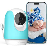 1 x RAW Customer Returns SV3C 2K Baby Monitor with Camera, Temperature Monitoring, Baby Monitor 2.4GHz WiFi Pet Camera, Crying, Sound and Motion Detection, Two-Way Audio Night Vision Compatible with Alexa - RRP €36.29