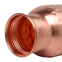 1 x RAW Customer Returns Zap Impex Traveller Pure Copper Hammered Jointless Leak Proof Drinking Bottle 900ml - RRP €24.99