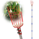 3 x Brand New 2.4m apple picker, fruit picker with telescopic handle, cherry picker with telescopic stainless steel pole and basket, picking aid easy to assemble - RRP €72.0