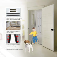 1 x RAW Customer Returns MYCARBON Fly Screen Door Magnet 120x240cm Insect Protection Balcony Door Fly Curtain 10 x Stronger than Normal Fly Screen without Drilling Curtain for Balcony Door Living Room Sliding Door Patio Door White - RRP €22.18