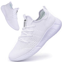 1 x RAW Customer Returns BUBUDENG Women s Shoes Gymnastics Running Shoes Women s Running Gymnastics Casual Walking Jogging Trekking Tennis Mesh Basketball Sport Outdoor Fitness Sports White EU41 - RRP €58.8