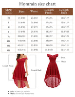 1 x Brand New Homrain Women s Elegant Lace Dress Bridesmaid Dresses Festive Party Knee-Length Cocktail Dress Off Shoulder Rockabilly Retro Dress Evening Dresses Dark Red S - RRP €46.99