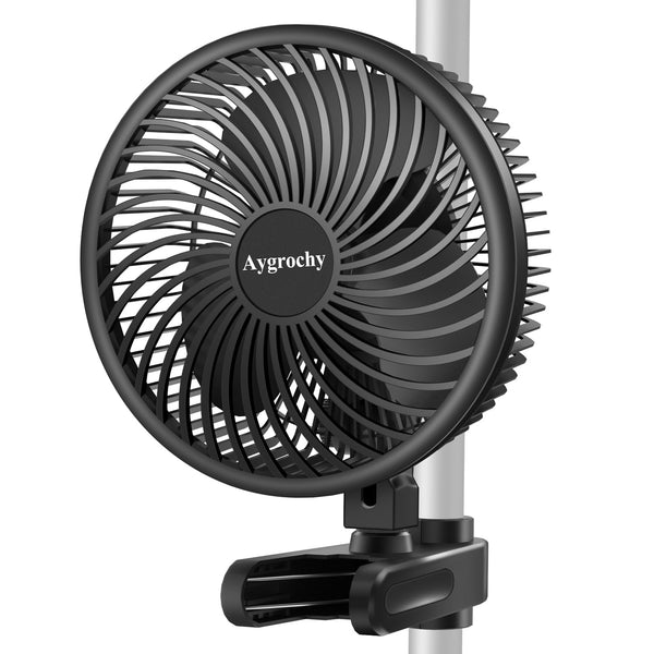 1 ventilador de cultivo Aygrochy de 10 W con clip, ventilador de cultivo con motores EC y 10 velocidades, protección IP-44, ventilador oscilante con clip para tienda de campaña - PVP 58,49 € – Jobalots Europe