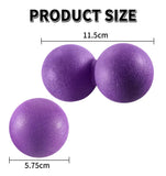 1 x Brand New Orrdiffi peanut massage ball, fascia ball set single ball double ball , ideal for self myofascial trigger point release, for relaxing the fascia, neck, acupressure and back muscles - RRP €36.0