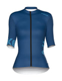 1 x RAW Customer Returns INBIKE Cycling Jersey Women Short Sleeve Cycling Jersey Summer Breathable Jersey Bicycle Road Bike Shirt Cycling Clothing Blue 2XL - RRP €34.27