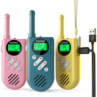 1 x RAW Customer Returns Walkie Talkie Kids Rechargeable, 48 Hours Working Time, Gifts for Boys Girls, Outdoor Hiking Camping, Gift for Boys Ages 8-12, 3-5 Girls, Set of 2 - RRP €26.27