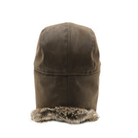 1 x Brand New Heavyoff Unisex Faux Leather Balaclava Faux Fur Aviator Hat Warm Winter Hat Windproof Trapper Hat Brown Large - RRP €39.95