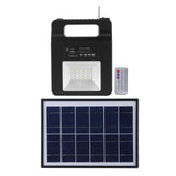 1 x RAW Customer Returns Solar Generator Portable Power Station Portable Battery Generator with FM Speaker USB Charger Solar Panel Bulb for Outdoor Camping Travel Emergency - RRP €79.31