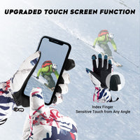 5 x Brand New ATERCEL Ski Gloves -30 F Waterproof Touchscreen Men Women Snowboard Gloves, Warm Winter Gloves for Cold Weather - RRP €119.95