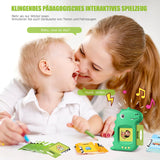 1 x RAW Customer Returns Talking flash cards children s toys from 2 3 4 5 6 years educational games for autism educational toys learning German for children preschool children gift for boys girls 2-4 years 112 sheets 224 words - RRP €15.92