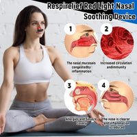 15 x Brand New Respirelief red light nasal therapy device, red light lamp face, physiotherapy nasal soothing device, Respirelief red light nasal therapy device - RRP €166.35