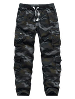 1 x RAW Customer Returns APTRO Men s Cargo Pants Camouflage Pants Elastic Waist Work Pants Long Cotton Lightweight Pants with 8 Pockets LT40 Camo Black 3XL - RRP €34.48