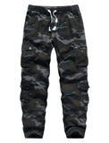 1 x RAW Customer Returns APTRO Men s Cargo Pants Camouflage Pants Elastic Waist Work Pants Long Cotton Lightweight Pants with 8 Pockets LT40 Camo Black XL - RRP €32.26