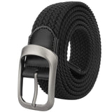 1 x RAW Customer Returns Drizzte Belt Oversize Men s Belt Men Black Work Stretch Belt Fabric Belt 180cm - RRP €20.16