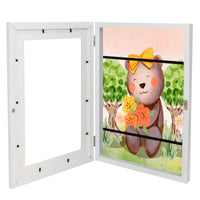 1 x RAW Customer Returns A4 Children s A4 Photo Frame Foldable Picture Frame for Children s Drawings 1 Piece, White  - RRP €22.8