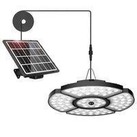 1 x RAW Customer Returns Left Outdoor Solar Lamps, 76 LED Solar Shed Light 270 Adjustable Solar Motion Sensor Light with 4 Lighting Modes Remote Control 4 Deformed Heads Security Light for Home Yard Garage - RRP €46.38