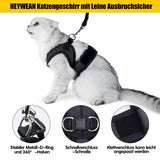 1 x RAW Customer Returns HEYWEAN Cat Harness with Leash Adjustable Escape-Proof Cat Harnesses Ultra-Lightweight Breathable Mesh Puppy Harness Pet Harness for Small Dogs - RRP €18.0