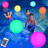 1 x RAW Customer Returns Joycabin 2pcs Floating LED Pool Lights, 16 Colors - RRP €22.8