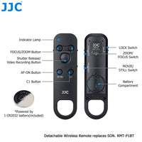 1 x RAW Customer Returns JJC Bluetooth Handle Remote Control for Sony ZV-E10 ZV-1 ZV-1F A6700 A6600 A6400 A6100 A7C A7SIII A7III A7RIII A7RIV A7RV RX0II RX100VII Vlogging Cameras Replaces GP-VPT2BT Mini Tripod Handle Tripod - RRP €63.99