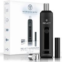 1 x RAW Customer Returns Norddampf RELICT herbal vaporizer Premium vaporizer for herbs 2300 mAh battery DHS Intelisense technology Isolated airflow Many sessions 25s heating time DEEP BLACK - RRP €130.08