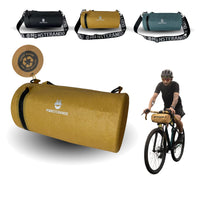 1 x RAW Customer Returns MONSTERANDO Bicycle Handlebar Bag, Travel-Monster 2-in-1 Athleisure Shoulder Bag Sustainable Recycled PET - Waterproof Gym Sports Bag, Bicycle Bag for MTB 5L-Yellow - RRP €19.99