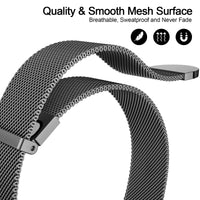 1 x RAW Customer Returns AMSKY Slim Strap Compatible with Apple Watch 40mm 38mm 41mm 42mm 44mm 45mm 49mm Women Dual Magnet Adjustable Metal Watch Strap Compatible with iWatch Se Ultra 9 8 7 , 6 - RRP €10.8