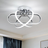 1 x RAW Customer Returns Goeco Modern LED Ceiling Light, Cool White LED Ceiling Lamp 40W 6500K Cold White Light, for Living Room, Kitchen, Bedroom, Dining Room - RRP €39.99