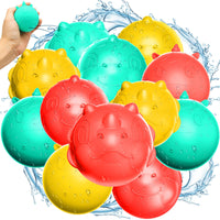 17 x Brand New TERRAMUS Reusable Water Balloons, 12PCS Silicone Water Balloons Toys, Soft Sealing Water Balls Toys for Kids Adults Summer Outdoor Water Play Yard Swimming Pool Beach Party - RRP €265.2