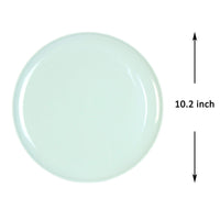 1 x RAW Customer Returns Youngever 9 Pieces 25CM Large Plastic Plates, Reusable Plastic Plate Set, Party Tableware, Microwave Safe, Dishwasher Safe Urban  - RRP €22.99