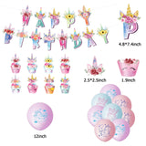 1 x Brand New Unicorn birthday decoration Unicorn children s birthday decoration Unicorn birthday party decoration Unicorn birthday balloons Unicorn balloons birthday Unicorn cake topper Unicorn birthday garland - RRP €19.2