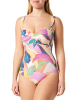 1 x RAW Customer Returns Triumph Summer Allure Opd, Women s One-Piece Swimsuit, Pink - Light Combination, 48F - RRP €48.18