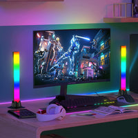 1 x RAW Customer Returns MIWATT 32CM LED Light Bar RGB Lamp, Rainbow Smart Lighting Tower Starter Kit with Remote Control for PC, TV, Game Room and Copmuter Case - RRP €24.18