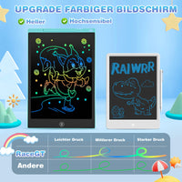 1 x RAW Customer Returns RaceGT 12 inch LCD writing board for children, 2 pieces writing board for children, drawing board magic board, environmentally friendly bright colorful writing pad, children s tablet from 3 years, gift toy - RRP €18.99