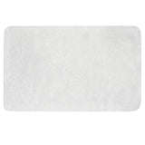 1 x RAW Customer Returns MIULEE Rug Bath Mat Bathroom Rug Bed Mat Non-Slip Bath Mat Bath Mat Absorbent Shower Mat Washable Doormat for Living Room Bedroom Bathroom 50 x 80 cm White - RRP €21.99