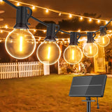 1 x RAW Customer Returns GLUROO LED fairy lights outdoor solar, 15M fairy lights light bulb with 4 lighting modes, 25 2 bulbs, fairy lights outdoor power waterproof for home, patio, party - RRP €33.43