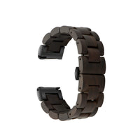 1 x RAW Customer Returns AIYIBEN Quick Release Watch Strap, Natural Wood Watch Strap, Choice of Strap Color and Width 18mm, 19mm, 20mm, 21mm, 22mm, 23mm or 24mm 22mm, Brown  - RRP €34.14