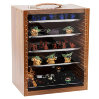 1 x RAW Customer Returns Collector s display case Storage case showcase display case for figures Collector s display case display case as model car display case, mini-figure display case, model building case Display box exhibition display - RRP €47.99