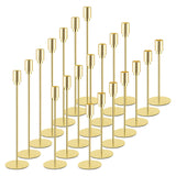 1 x RAW Customer Returns Candlestick gold 21 pieces, 7 sets 33 28 23 cm candle holders, vintage decorative candle stands, candle holders for weddings, catering, parties, home decoration, candle holders for 3 4 inch candles - RRP €69.99