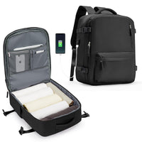 1 x RAW Customer Returns SZLX Cabin Bags for easyjet 45x36x20, Ryanair Women Airplane Travel Backpack 40x20x25, Hand Luggage with Laptop USB Port Casual Daypack - RRP €43.27