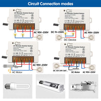 1 x RAW Customer Returns ThisRC 2 Channel Radio Relay Remote Control Switch RF AC 220V 240V 10A Relay Receiver with 2 Transmitters Key Chain Large Terminal Easy Wiring - RRP €21.99