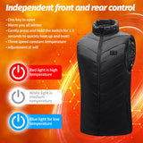 1 x RAW Customer Returns LIROPAU Heated Vest for Men and Women, Electric Heated Vest with USB, 3 Temperature Adjustable Washable Winter Heated Jacket for Outdoors Work Skiing Hiking Hunting Motorcycle - XXL - RRP €21.07