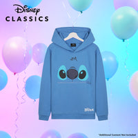 1 x RAW Customer Returns Disney Hoodies for Girls and Boys, Stitch Sweatshirt, Clothing for Girls 7-14 Years Blue Stitch, 13-14 Years  - RRP €25.8