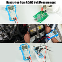 1 x RAW Customer Returns AIOMEST Digital Multimeter, 6000 Counts TRMS Voltage Tester Digital Voltmeter Meter Current Meter Multimeter Continuity Tester for AC DC Voltage, DC Current, Continuity, Resistance, Capacity. - RRP €22.18