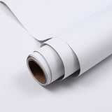 1 x RAW Customer Returns Hode adhesive film white matt 40X600cm self-adhesive furniture film for furniture walls cupboard table tops window sill waterproof protective film DIY decorative film modern wallpaper - RRP €21.17