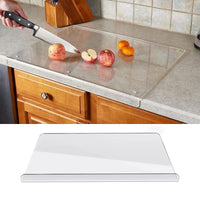 1 x RAW Customer Returns Acrylic cutting board with counter lip Non-slip Acrylic Cutting Board 45 38 cm Multifunctional acrylic cutting board for home, kitchen, counter, dishwasher - RRP €23.24