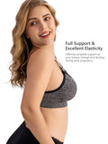 1 x RAW Customer Returns HBselect 3 Pcs Maternity Nursing Bra Seamless Nursing Bra with Additional Bra Extenders Breastfeeding and Sleep Without Wire for Women - RRP €26.4