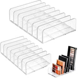 1 x Brand New 2 pieces eye shadow organizer, make up organizer drawer, makeup organizer boxes, makeup organizer, transparent acrylic make up palette holder, for vanity dressing table or closet 2 sizes  - RRP €20.4