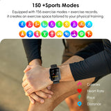 1 x RAW Customer Returns Smartwatch Men s BT Watch with ECG Phone Function, 24 7 Heart Rate SpO2 Sleep Monitor 1.96 Fitness Watch with SOS Call Function 150 Sports Modes IP68 Waterproof Sports Watch Pedometer iOS Android - RRP €72.85