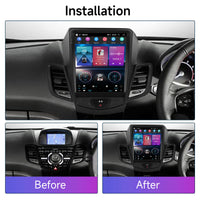 1 x RAW Customer Returns 32G Android Car Radio for Ford Fiesta MK7 2009-2016 with Wireless Carplay Android Auto GPS Navi WiFi 9.7 inch Car Radio with Mirror Link Bluetooth FM RDS DAB OBD2 DVR Steering Wheel Control Rear View Camera - RRP €239.99